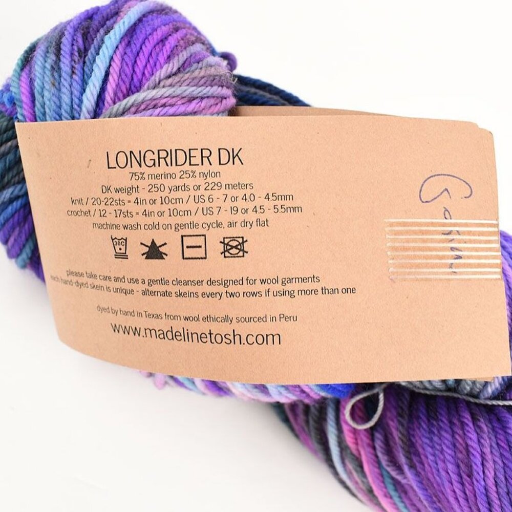 MadelineTosh Longrider DK Yarn Merino Wool Nylon 250 Yds Gosia - Picture 3 of 3